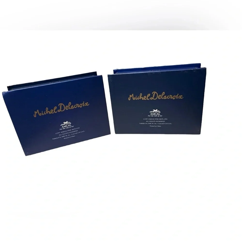 New Michel Delacroix Blank Cards/Stationary Cards With Envelopes Two Box…